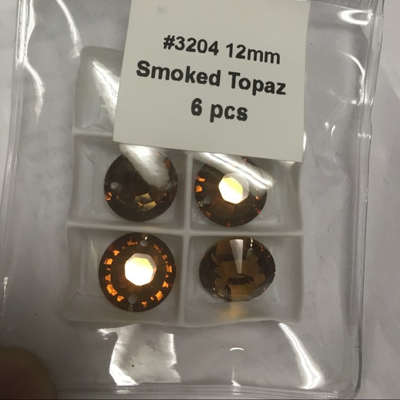 1PCS Crystal Sew On Rhinestone Flat Back Buttons - Picture 7 of 9